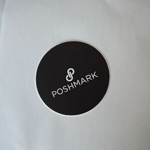Poshmark Logo Sticker Poshmark logo spellout sticker positively posh office sell